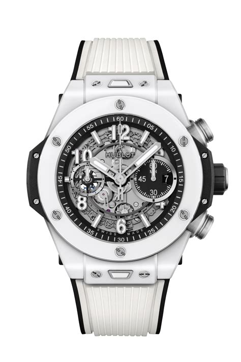 hublot big bang unico white ceramic|big bang unico white 44mm.